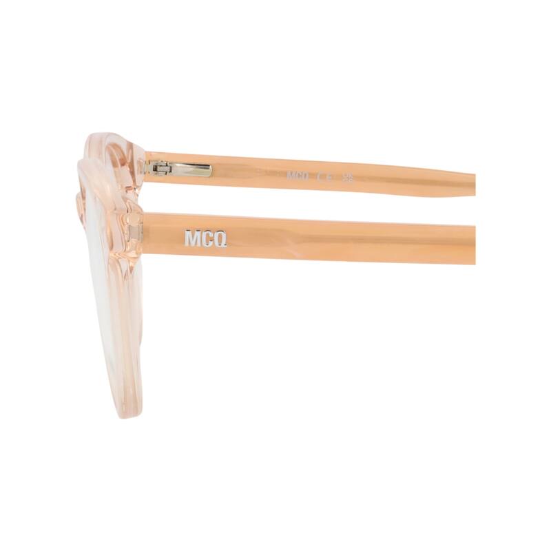 McQ Alexander McQueen Round-Frame Acetate Optical Frames - Nude Pink Transparent - N/A