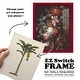 preview thumbnail 75 of 137, UA CH British Palms III -Framed Print w/glass-Cherry Red