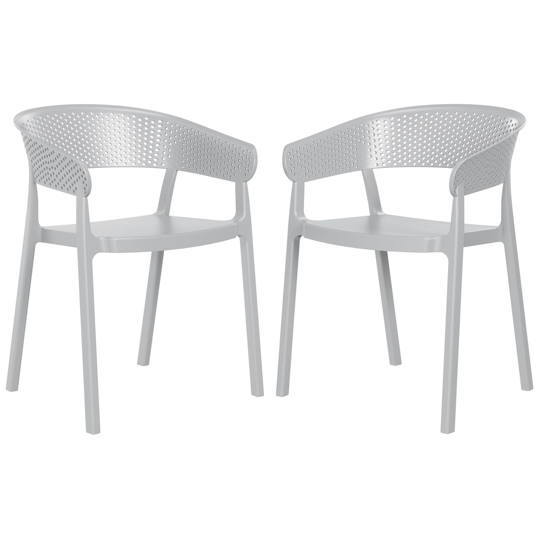 Frond and Form Outdoor Stacking Dining Armchair (Set of 2)