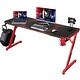 preview thumbnail 16 of 15, Homall Gaming Desk Z Shaped Full Piece of Mouse Pad Computer Desk