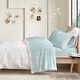 preview thumbnail 82 of 109, Intelligent Design Cozy Soft Cotton Flannel Printed Sheet Set Aqua Llama Face - Full