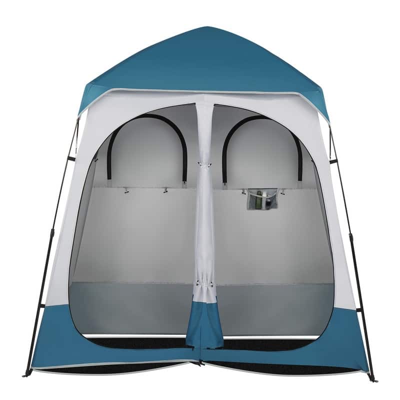 90x90x48 inches Oxford Cloth Double Privacy Tent Changing Room - 90"H
