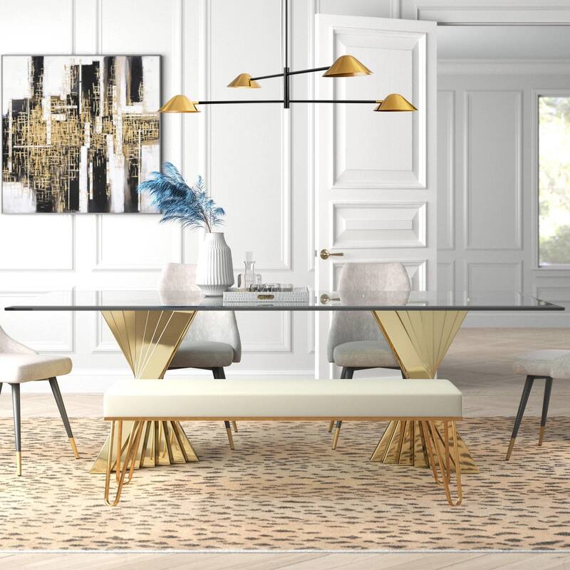 4-Light Mid-Century Modern Industrial Oversized Sputnik Pendant Light Cone Linear Chandelier - 59 in. W x 9.8 in. H