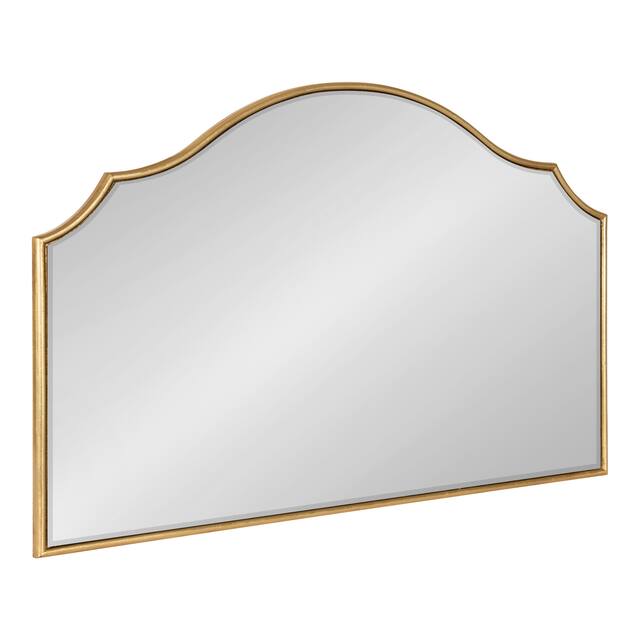 Kate and Laurel Leanna Framed Arch Wall Mirror - 20x30 - Gold