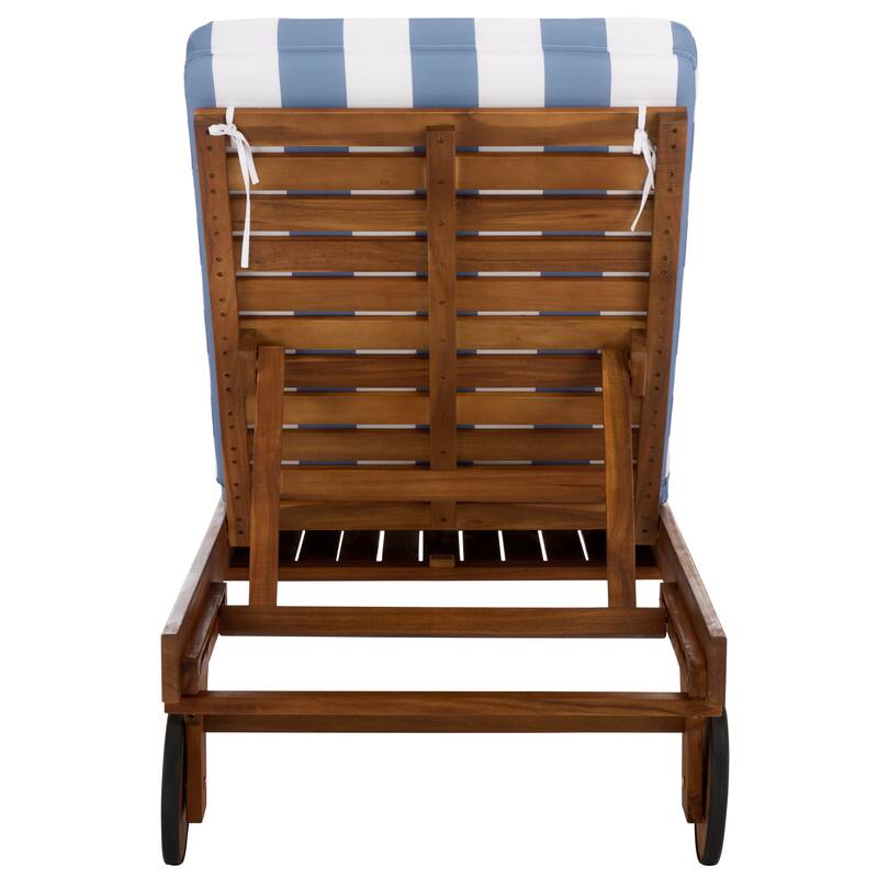 SAFAVIEH Iyanna Lounge Chair - 25 In. W x 80 In. D x 17-42 In. H - 25"W x 80"D x 17-42"H