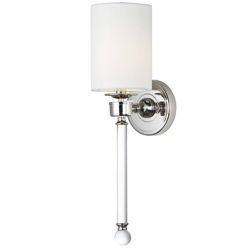 Maxim Lucent 21" Wall Sconce with Fabric Shade