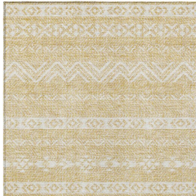 HomeRoots Southwestern Transitional Rectangle Outdoor Rug