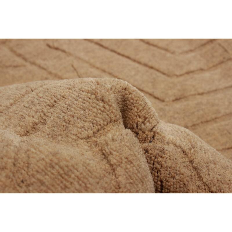 Kashkuli Gabbeh Beige Rug 4'0" x 4'0" - 4'0 x 4'0