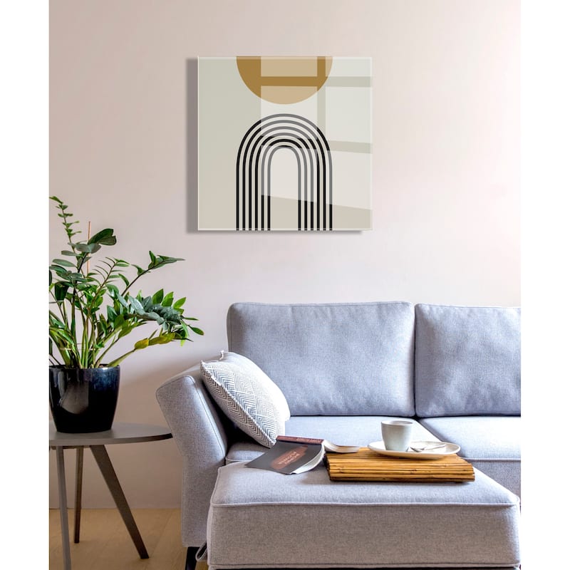 Kate and Laurel Mountain Sunrise Acrylic by The Creative Bunch Studio
