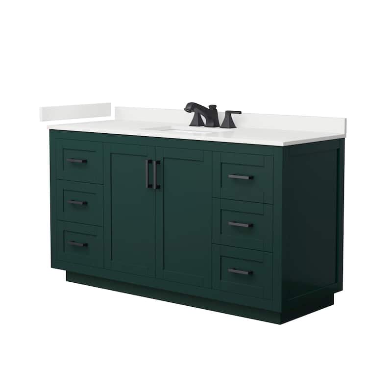 Wyndham Collection WCF292960S-QTZ-US3MXX Miranda 60" Free Standing