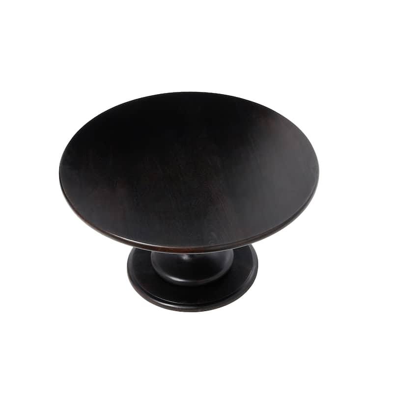 Berns Solid Wood Pedestal Coffee Table