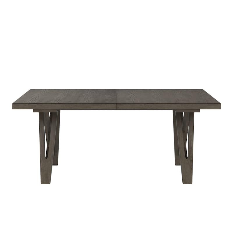 Harstad 72"-90" Wood Finish Extendable Dining Set by iNSPIRE Q Modern