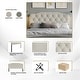 preview thumbnail 11 of 17, CraftPorch Elegant Button-Tufted Upholstered Headboard