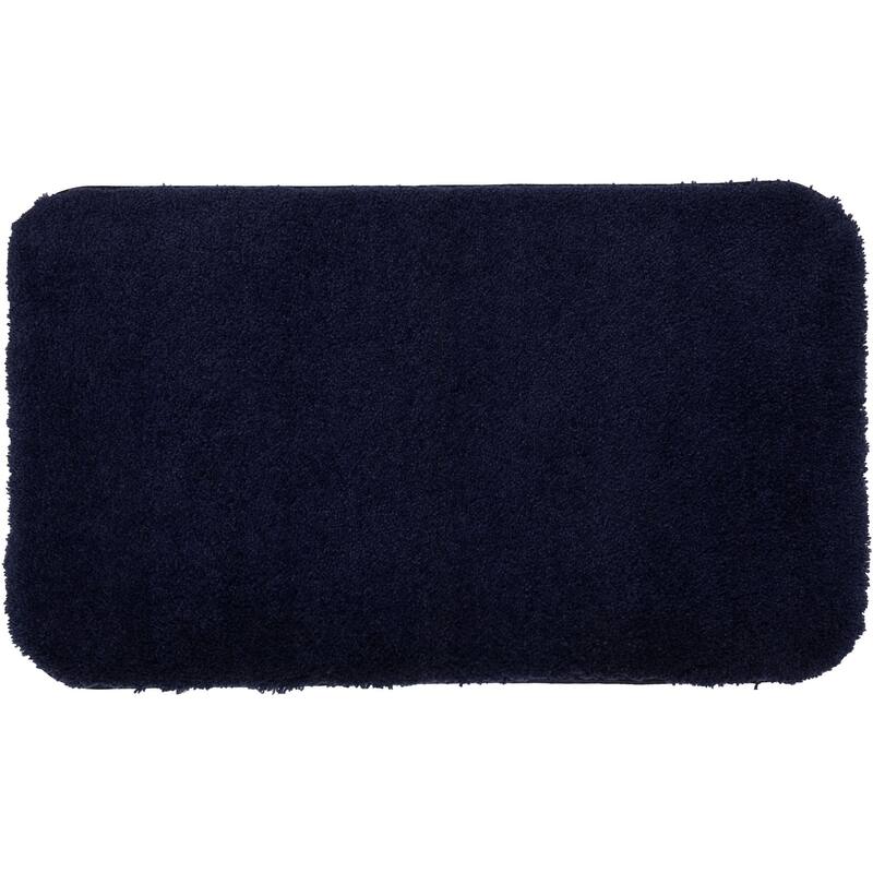 Mohawk Home Machine Washable Pure Perfection Solid Bath Rug - 1'5" x 2' - Navy