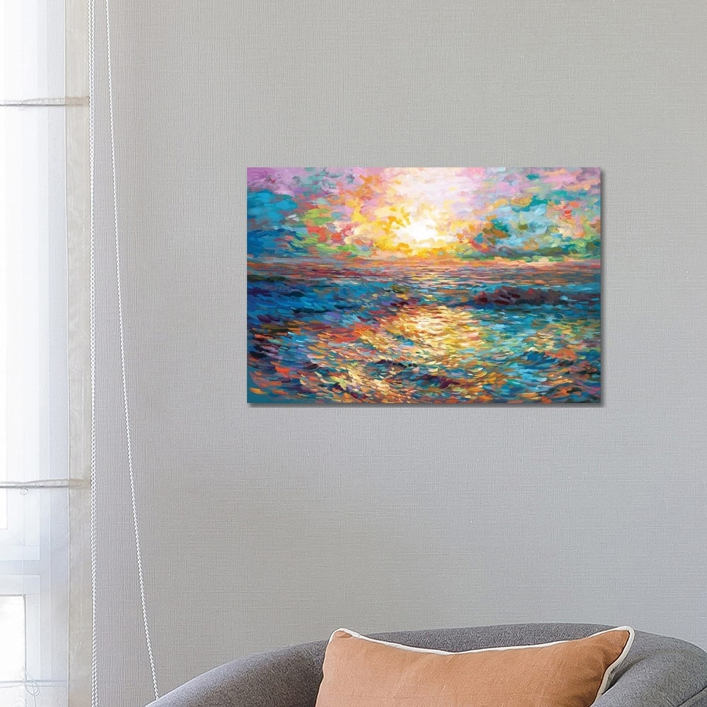 iCanvas "Sunset In Mykonos" by Leon Devenice Canvas Print