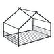 preview thumbnail 18 of 56, Metal Montessori Floor Bed for Kids Bedroom, Floor Bed with Slats & Roof Design, Space Saving Design & No Box Spring Needed