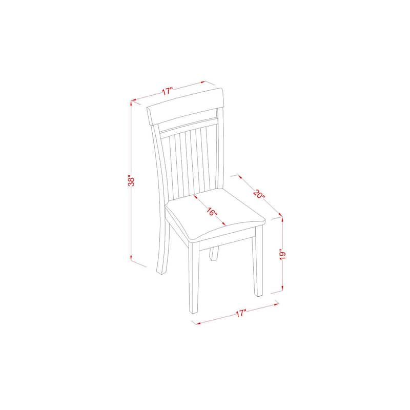 Round Drop Leaf Dining Table Set - Kitchen Nook Table & Chairs - Small Dining Set