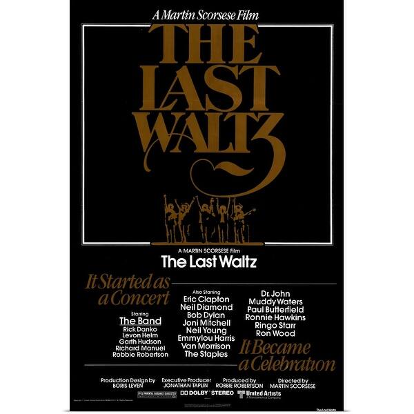 Shop Last Waltz 1978 Poster Print Overstock 24130430