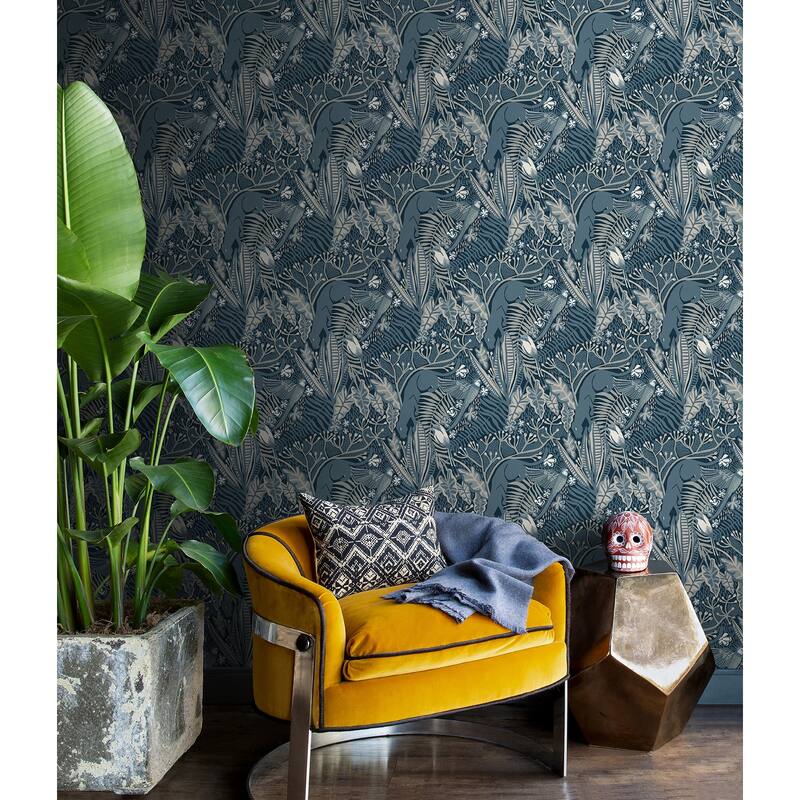 Pip & Lo Blues Poise Peel & Stick Wallpaper