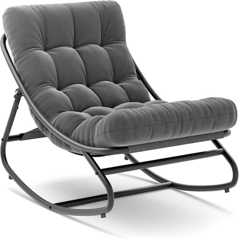 Oversized Heavy-Duty Rocking Recliner Waterproof Cushions 400 lb Weight Capacity