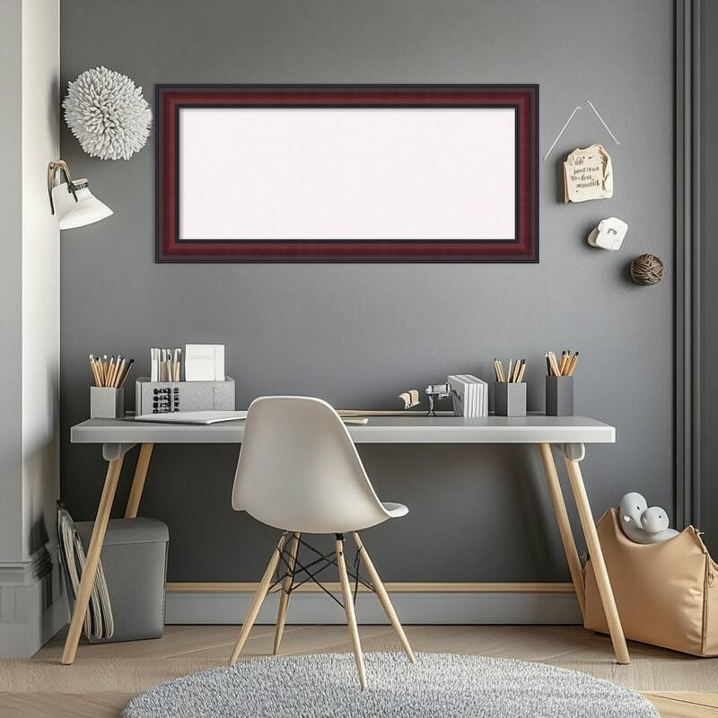 Dalat Cherry Framed Cork Board - Bulletin Board, Organization Board, Pin Board