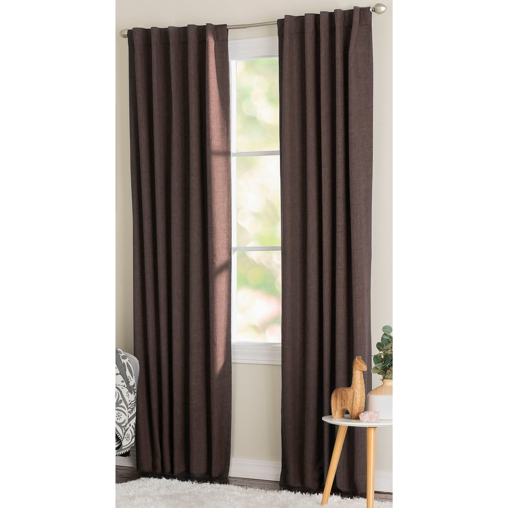 Miller Curtains WAKEFIELD Hidden Back Tab Blackout Panel
