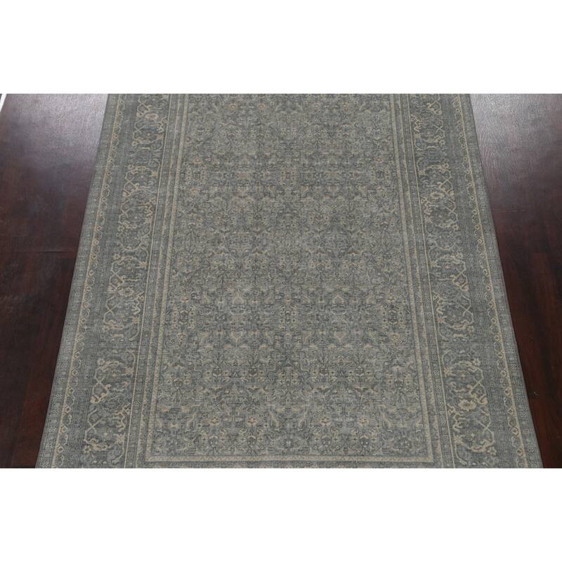 Geometric Traditional Ziegler Turkish Dining Room Area Rug Wool Carpet - 6'7" x 9'10"
