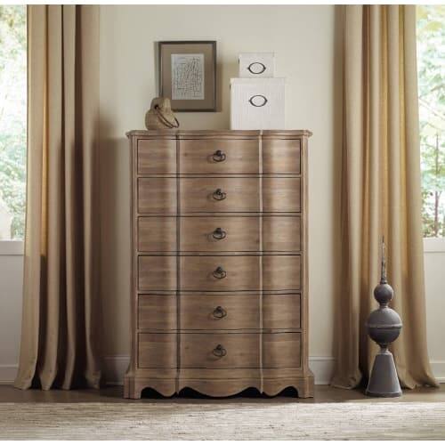 Shop Hooker Furniture 5180 90010 42 Inch Wide 6 Drawer Acacia Wood