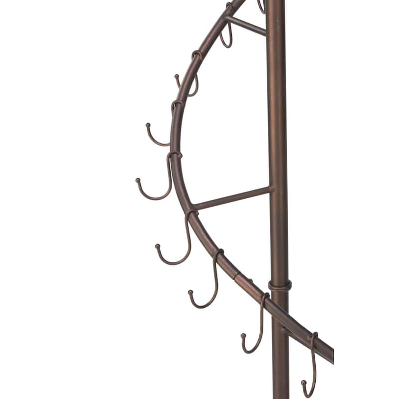 Metal Bronze 72-inch Spiral Purse Tree