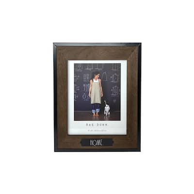 Rae Dunn Rustic Wood Picture Frame - "HOME"
