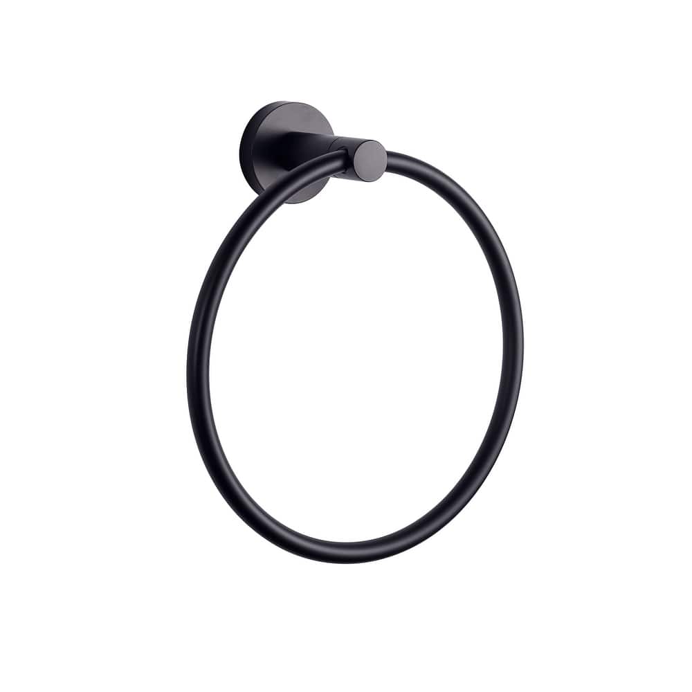 Bagno Nera Stainless Steel Towel Ring