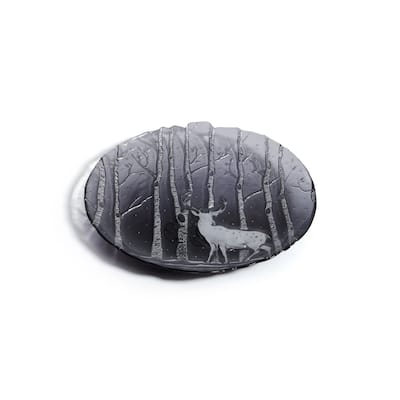 Wilderness Glass Dessert Plates, Set of 6