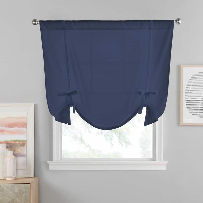 Kingsbury Tie Up Shade - 42x63 - Indigo