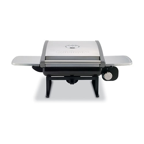 Cuisinart All Foods Gas Grill All-Foods Tabletop Outdoor LP Gas Grill with Veggie Panel