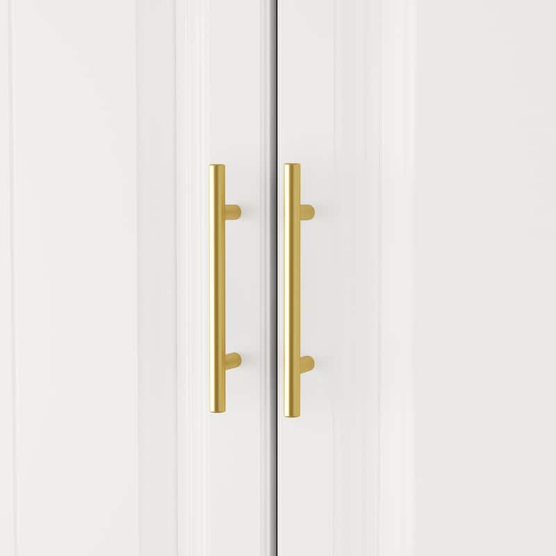 93.9"H/74.2"H Armoires Wardrobe Closet Cabinet Hanging Drawers Storage