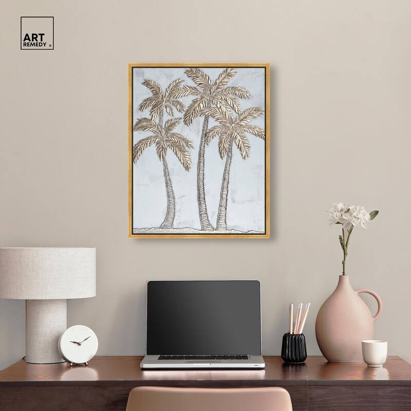 Palm Pantheon Canvas by Art Remedy