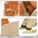 preview thumbnail 4 of 8, Plush Lion Rocking Horse with Seat Belt and Realistic Sounds for Toddlers