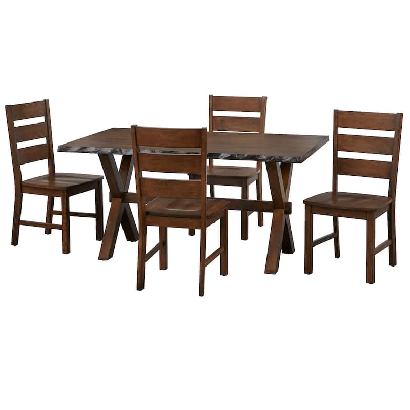 Simple Living Mandeville Solid Wood Dining Chairs (Set of 2)