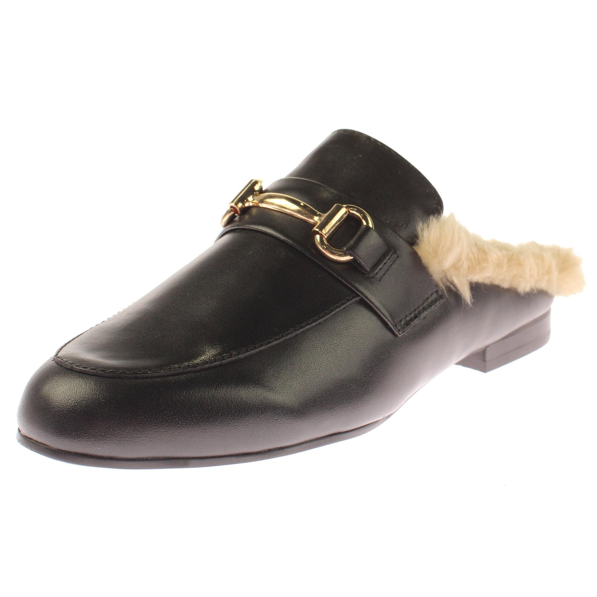 steve madden loafers with fur