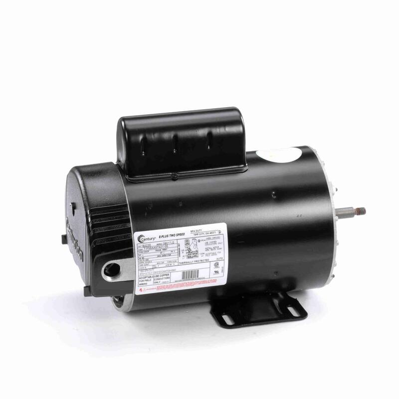 4 HP Thru Bolt Threaded Shaft Horizontal Pool Pump Motor, 1 SF