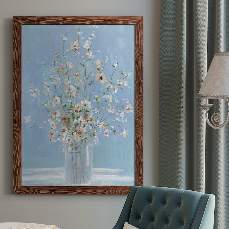 Cherry Blossom Arrangement-Premium Framed Canvas - Ready to Hang