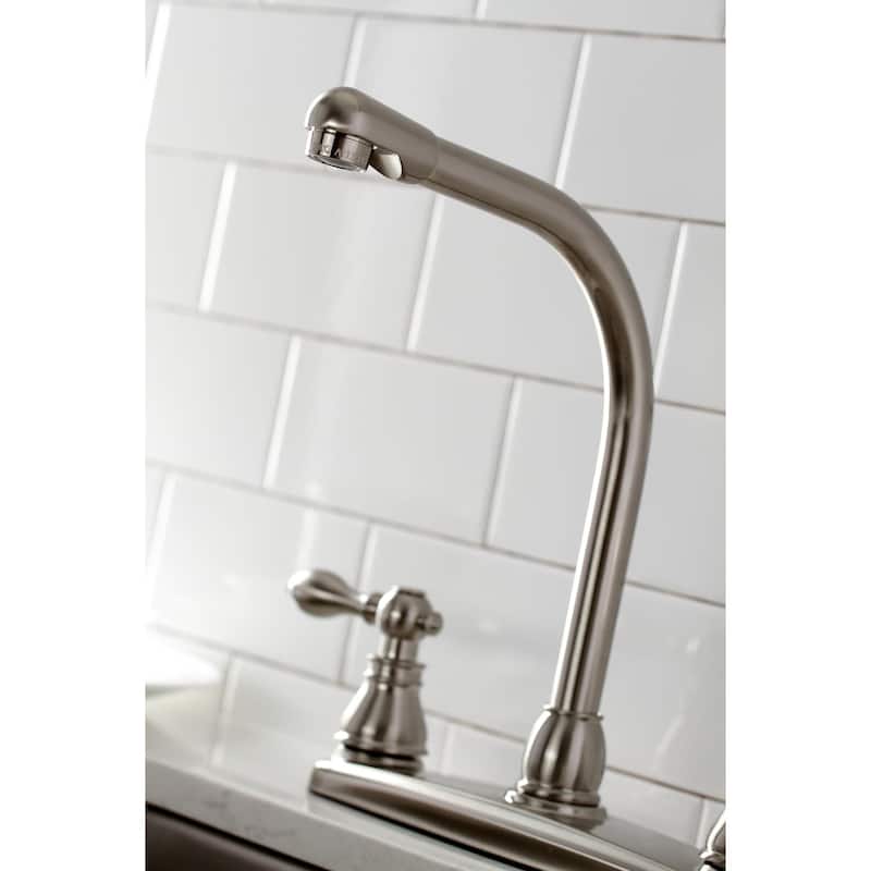 Kingston Brass American Classic 1.8 GPM Centerset Kitchen Faucet �
