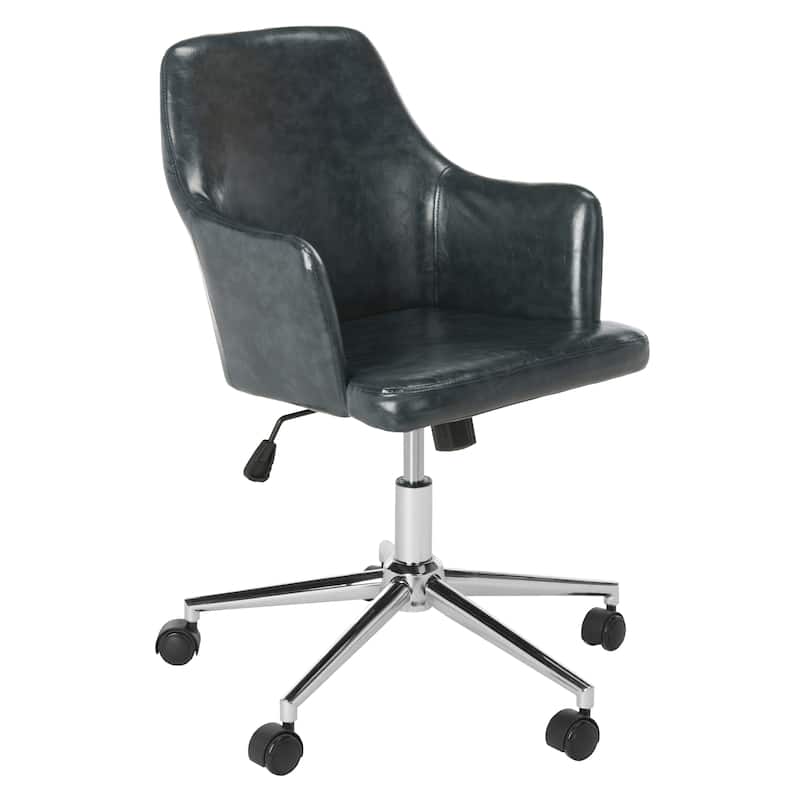 SAFAVIEH Carbon Sopho Loft Kenton Swivel Office Chair - 24Wx24Dx35H
