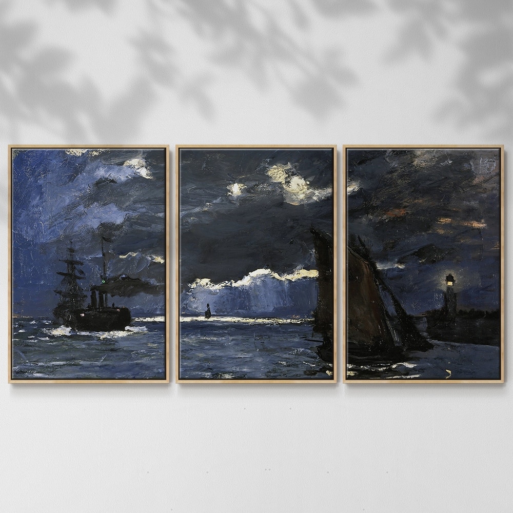 Monet - Multi Piece Framed Canvas