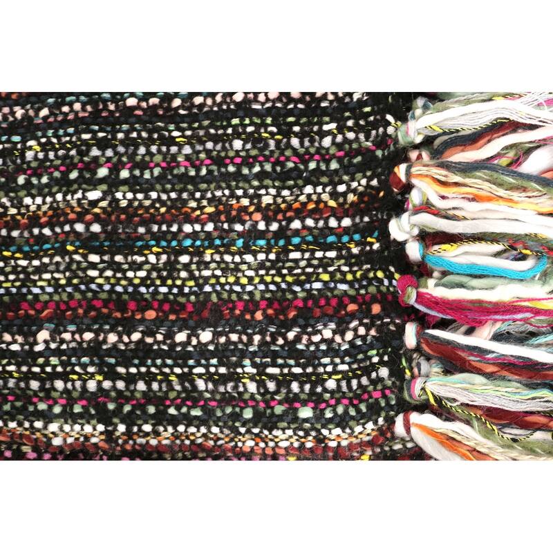 Handcrafted 100% Wool Throw Blanket