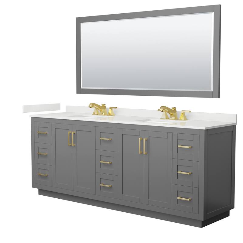 Wyndham Collection WCF292984D-QTZ-US3M70 Miranda 84" Free Standing
