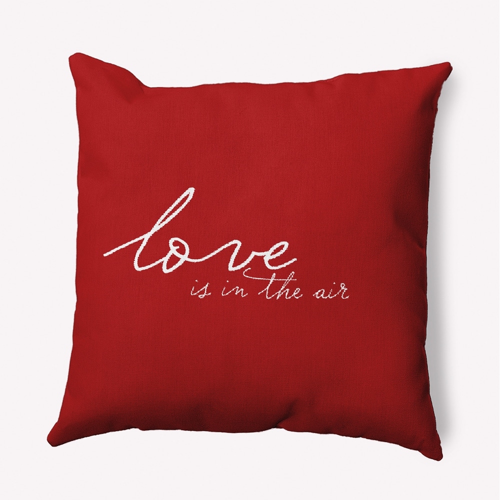 Love in the Air Valentine's Day Decorative Indoor Pillow