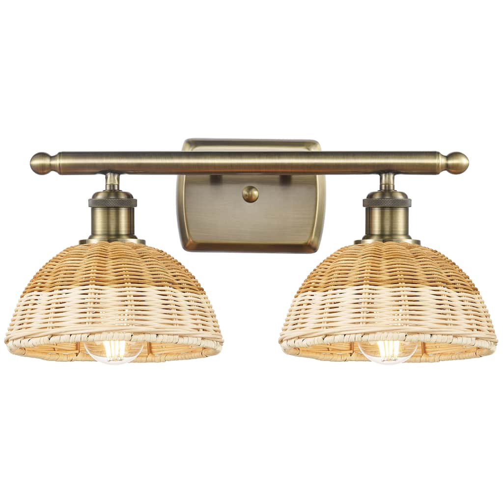 Innovations Lighting Endless Possibilities Ballston - Bristol Natural II - 2 Light 18" Bath Vanity Light
