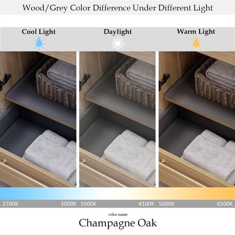 Eliza 36'' Freestanding Vanity(Left Drawers) with Single Sink