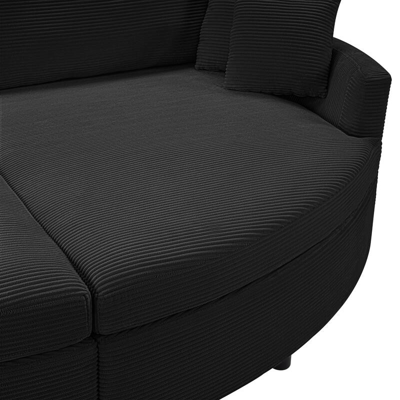 Oversized Double Chaise Lounge Sofa, Sofa Bed Recliner Loveseat Sofa Couch with Deep Seat and USB Ports